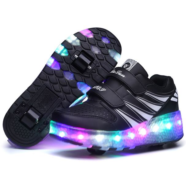 Light shoes for girls USB charging led light shoes for adults roller shoes_desvips.com