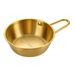 Korean Style Rice With Handle 304 Stainless Steel Hot And Cold Wine Gold Small Yellow Restaurant Special Seasoning Bowl_desvips.com