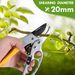 Premium Germany Pruning Shears With 4x Cutting Power, Hand Pruners For Trimming, Garden Clippers With 1-Inch Cut Capacity, Easy To Use Gardening Tools_desvips.com