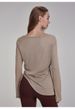 Cove-Up Long Sleeve Hip-Coveing Women's Ruched Dawsting T-Shirt Loose Casual Autumn Fitness Yoga Shirt_desvips.com