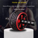 Muscle Wheel Home Silent Exercise Roller Belly Reduction Abdominal Machine Sports Fitness Equipment_desvips.com