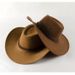 American Retro Western Cowboy For Men And Women, Sun-shading Jazz Hat, Chicken Skin Velvet Sun Protection Wide-brimmed_desvips.com