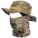 Women Men Hiking Fishing Boonie Hat Outdoor Sport Sun UV Protection Neck Face Camouflage Adjustable Bucket Caps And Mask_desvips.com