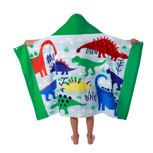 Swimming Towels Cartoon Beach Towel Enlarged Children Can Wear Bath Towel Bathroom Bath Pure Cotton Hooded Bath Towel Bathrobe_desvips.com