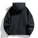 Windbreakers Men Zipper Coat Cargo Waterproof Black Bomber Camping Loose Thin Softshell Hooded Hiking Jacket_desvips.com