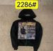 Cardigan Sweatshirt IN VERSAILLES Black Hoodie Versatile Casual Zipper Jacket_desvips.com