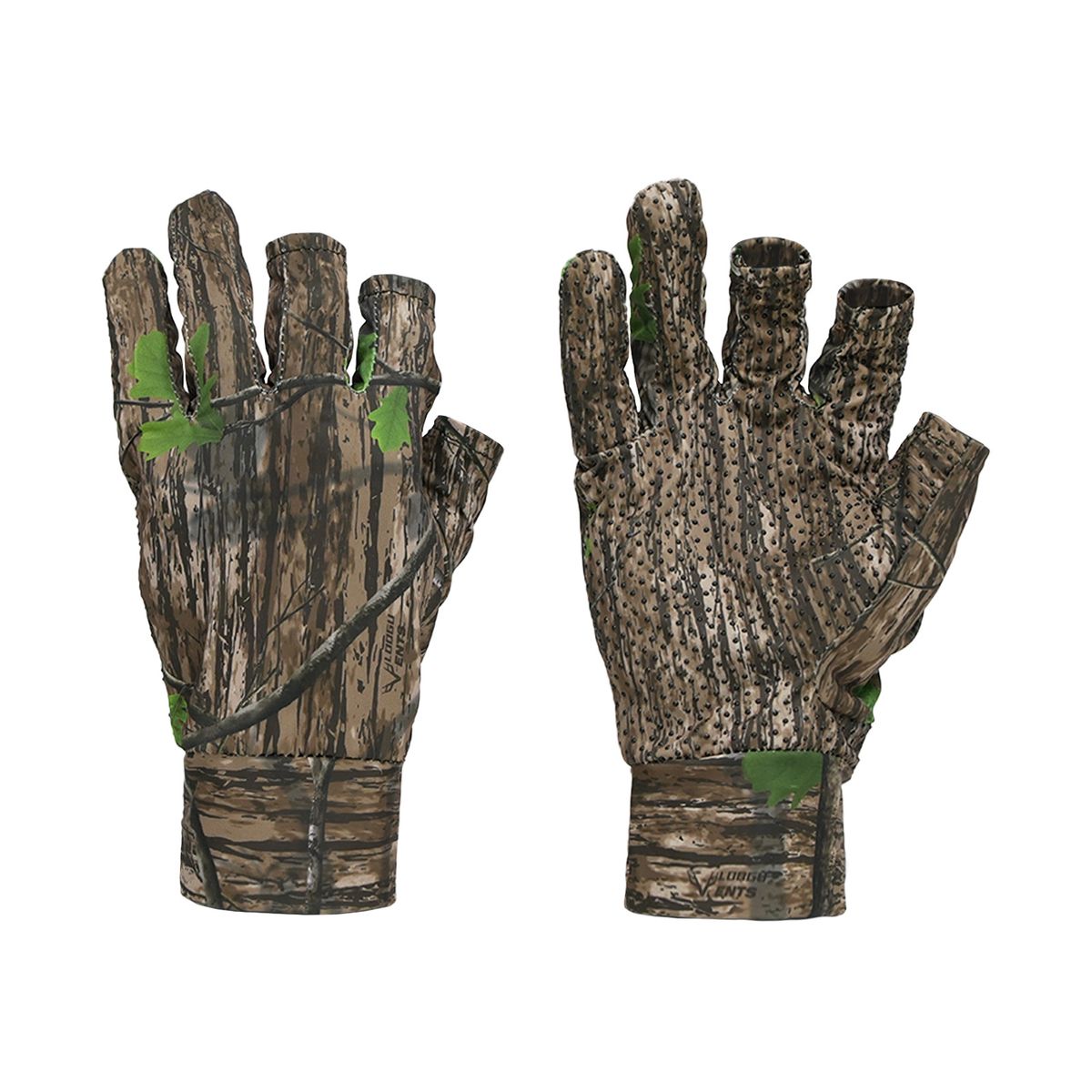 LOOGU Camouflage Hunting Gloves - Lightweight, Breathable & Non-Slip For Hunting, Fishing, Birdwatching & Photography (Tree Bark, Grass)_desvips.com