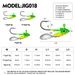 Lead Head Soft Fish Weighted Hook 7g 10g 15g Lure Accessories Fishing Gear_desvips.com