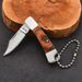 Outdoor Portable Double Steel Head Four-Piece Set Colorful Wood Small Folding Classic Sharp Pocket Knife_desvips.com