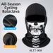 Outdoor Cycling Skull Mask Road Bike Riding Face Mask Neck Warmer Half Face Ghost Print Hood Unisex Sports Accessory_desvips.com