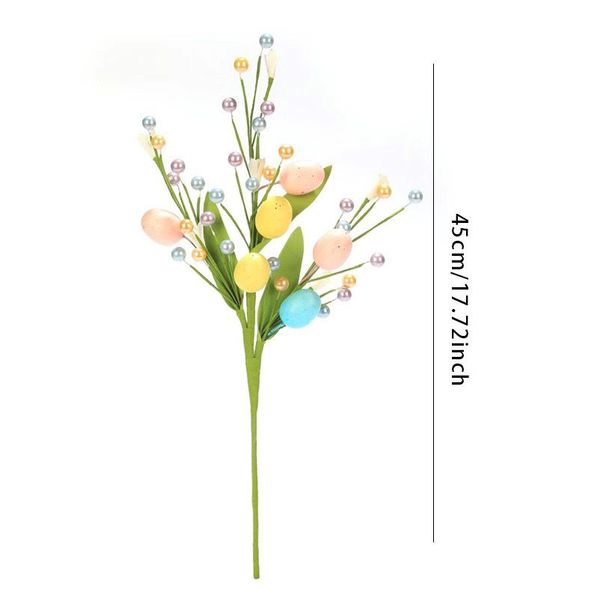 2026 Easter Egg Artificial Berry Branches Spring Home Decoration European And American Style Modern Minimalist Floral_desvips.com
