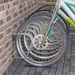 Rastrelliera Portabiciclette Parcheggio Per 6 Biciclette In Acciaio, 179x33x27 Cm, Argento_desvips.com