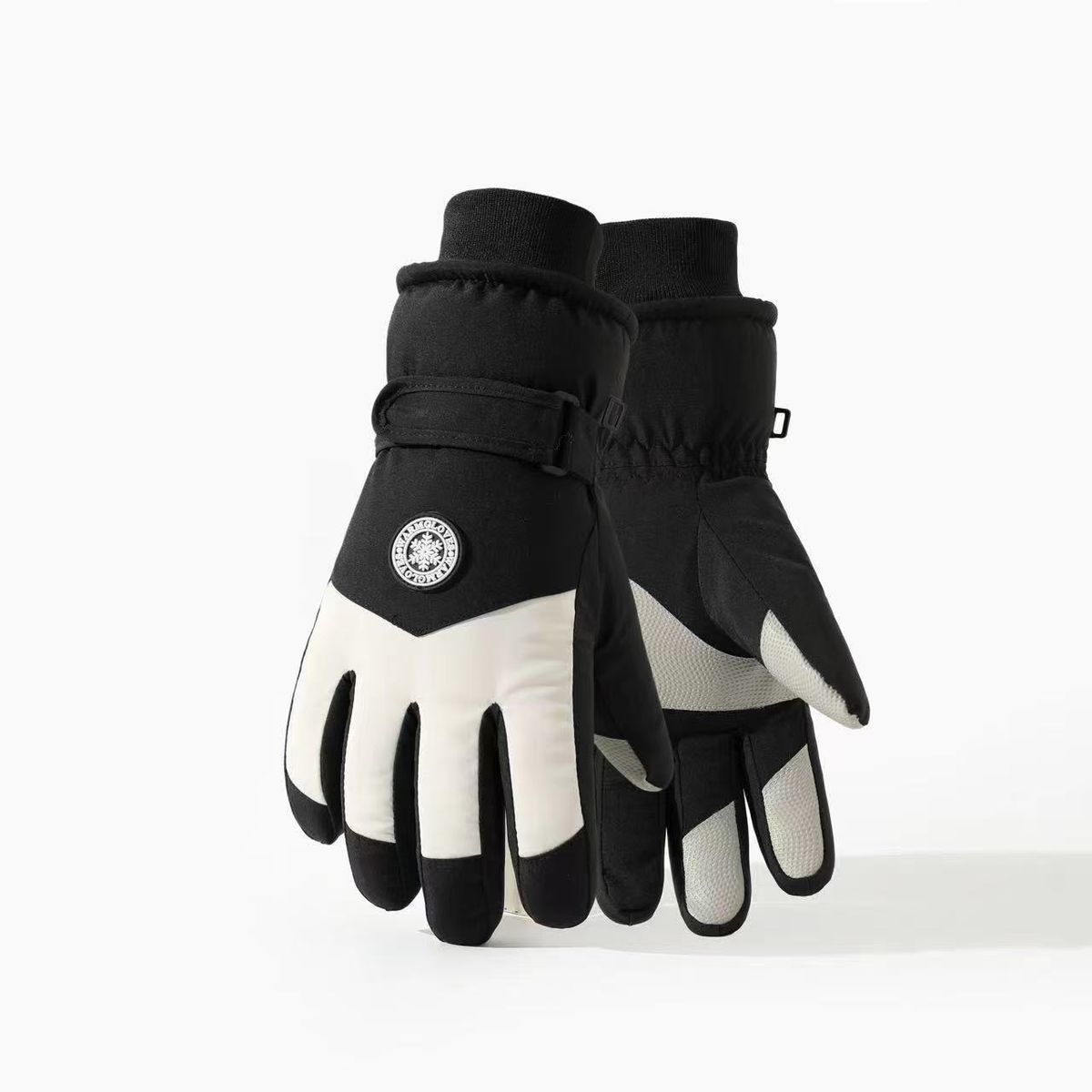Premium Ski For Men Winter Warm Cycling Motorcycle Cold-Proof Windproof Fleece-Lined Thickened Touchscreen Cotton Gloves_desvips.com