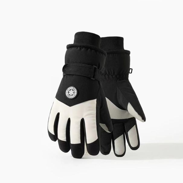 Premium Ski For Men Winter Warm Cycling Motorcycle Cold-Proof Windproof Fleece-Lined Thickened Touchscreen Cotton Gloves_desvips.com