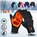 cycling and skiing gloves, winter men's touchscreen waterproof fi electric bike gloves, women's outdoor zipper sports w gloves_desvips.com