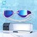 Swimming Caps Adult Waterproof And Anti Fog Swimming Goggles Swimming Cap Four Piece Set Electroplating High Definition Swimming Goggles_desvips.com