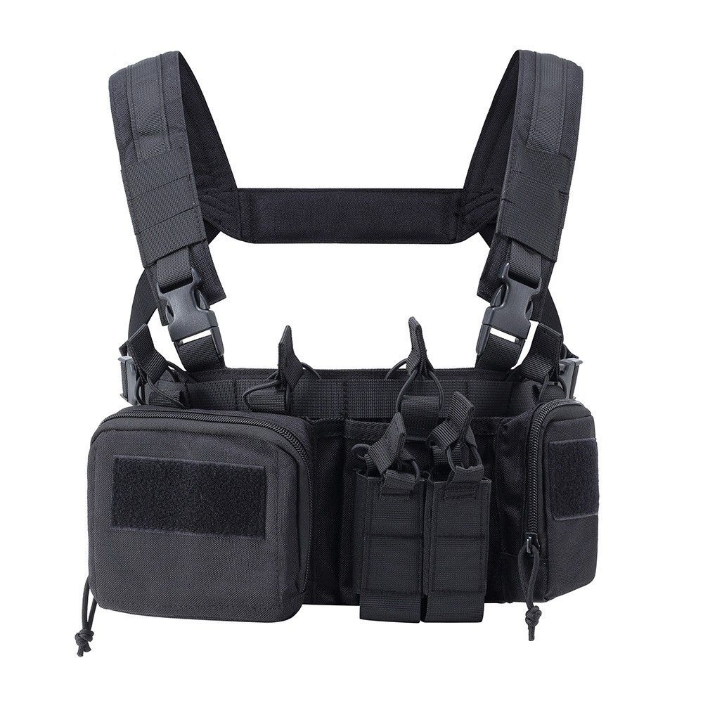 Cross-Border Lightweight Combat Vest CS Multi-Functional Quick Release 1000D Nylon TCM Tactical Chest Rig Outdoor_desvips.com