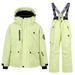 Children's Suit Set For Girls, Outdoor Fleece-Lined Thickened Waterproof Windproof Bos' Ski Jacket And Pants Gear_desvips.com