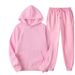 26 Colors Solid Color Unisex Casual Sports Sweatshirt And Pants Set_desvips.com