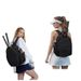 Tennis Bag Backpack,Quilted Tennis Racket Backpack With Water Bottle Pocket For Women Sports Outdoor Training_desvips.com
