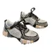 Womens Silver Rhinestone Chunky Sneakers Spiked Sole For Party Street Style Wear_desvips.com