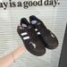 Women's Korean Style Chic White Sneakers Casual Everyday Trendy Slip-On 2025 All-season Cute Cat Embroidery Training_desvips.com