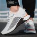New Men's Casual Summer Simple Black White Fashion Breathable Sneakers 6/8/10cm Invisible Height Increasing Shoes_desvips.com