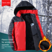 Men's Winter Jacket With Fleece Lining, Thickened Cotton Coat, Windproof And Warm, Outdoor Large Size Loose Jacket,_desvips.com
