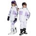 New Boys Girls Suit Set Winter Outdoor Windproof Water-Resistant Warm Thickened Children's Ski Jacket And Pants_desvips.com