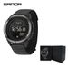 SANDA Electronic Sports Multifunctional Outdoor Pedometer Compass Hiking Waterproof Metronome Alarm Clock Watch_desvips.com