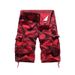 2026 New Summer Trend Pants, Multi-Pocket Hip-Hop Street Dance Skateboard Loose Men's Camouflage Mid-Length 5-Pocket_desvips.com