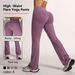 Wide Leg Slim Fit Flare Pants Casual Feel Long Pants For Outdoor Running Sports Fitness Naked Look Slimming_desvips.com