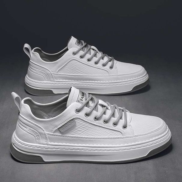 Men's Shoes 2025 New Summer Breathable Deodorant Mesh Hollow Mesh Small White Board Shoes Men's Sports And Leisure Net Shoes_desvips.com