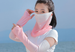 Summer Sun Protection Accessory: Breathable Veil For Women, Sun-blocking Neck Trendy Arm Sleeves, Ear-hanging Cover,_desvips.com