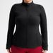 Women's Clothing fleece outdoor training fitness running leisure elastic slim fit stand collar zipper sports jacket_desvips.com