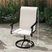 Outsunny Outdoor Patio Swivel Chairs With High Back For Patio Dining In Cream_desvips.com