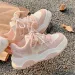 Maogu Platform Breathable Running Sports Chunky Shoes Student Comfortable Kawaii Ladies Footwear Pink Casual Sneakers_desvips.com