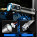 New Three-Eye Monster Ultra-Bright Flashlight - Mini Portable LED Multifunctional Camping Light With Magnetic Base_desvips.com
