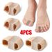 Toe Separator Silicone Pedicure Tools Bones Orthopedics Bunion Corrector Gel Insoles For Shoes (1/2/4pcs)_desvips.com