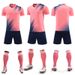 Football Suit Suit Adult Children Boy Sports Training Clothing Short Sleeved Student Kindergarten Jersey Custom Light Board Female_desvips.com