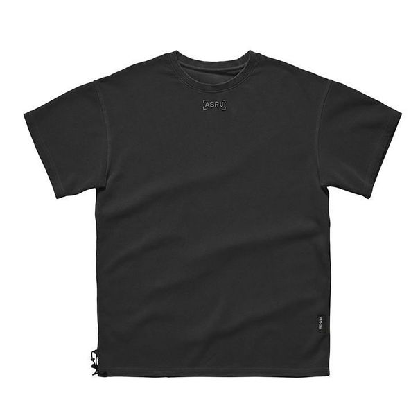 Summer Men's Short-sleeve American Style, Loose Fit, Brand Sports T-shirt, Washed Embroidered Trendy Base Shirt_desvips.com