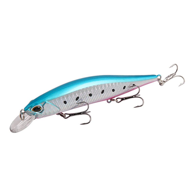 Lure Bait Six Colors Long Distance Floating Water Type Ringing Beads Minnow 14.6cm15g Laser Three Hook Bait Attack Upturned Mouth Bass_desvips.com