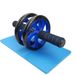 Men And Women's Household Small Sports Equipment Abdominal Muscle Body Shaping Abdomen Silent Abdominal Wheel Two Wheels_desvips.com