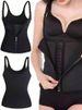 Women Waist Trainer Zipper Vest Postpartum Support Belt Adjustable Straps Shapewear Recovery Girdle Body Shaper Sweat_desvips.com