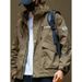 ActiveGo American Style Workwear Jacket For Men, Autumn And Winter Season, Trendy Brand, Casual Large Pocket, Versatile Hooded_desvips.com