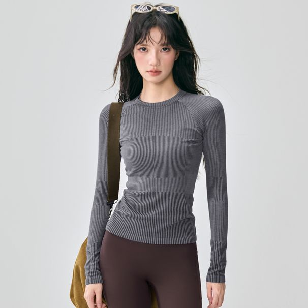Modal Cotton Yoga For Women, Slim-fit Fitness Clothing, Pilates Running Long-sleeve Professional Training Gym Wear_desvips.com