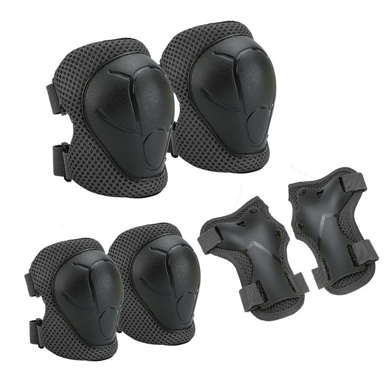 Kids Protective Gear Set - Knee & Elbow Pads For Roller Skating, Skateboarding, Biking & Scooters, 6-7 Pcs, Breathable & Adjustable_desvips.com