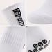 Men's Mid Calf Sports Socks Non Slip Silicone Thickened Wear Resistant Sweat Absorbing Running Basketball Socks_desvips.com