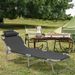 75 Inch Adjustable Height Folding Camping Bed, Portable Folding Bed, Sleeping Bed, Ultralight Camping_desvips.com