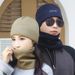 001 FEWK Winter Hiking Outdoor Warm Pullover With Fleece Lining, Stretchy Two-Piece Set, Cross-Border Casual Fashion Knitted_desvips.com